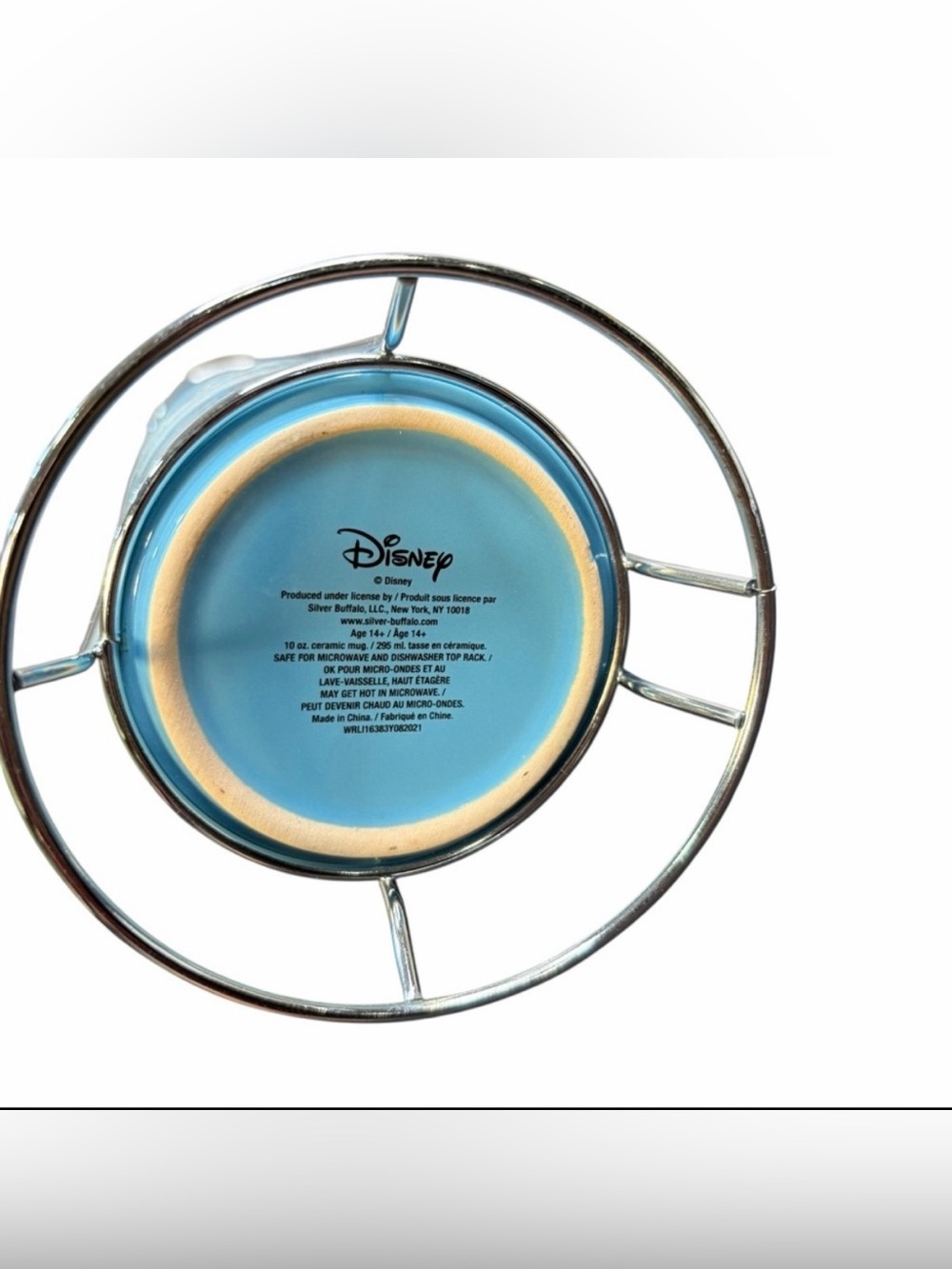 DISNEY LILO & STITCH HOLIDAY STACKABLE MUG SET WITH STAND — SET OF 4 — NWT - Picture 6 of 7